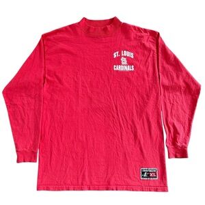 Logo Athletic St. Louis Cardinals Red Long Sleeve Tee